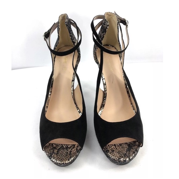 nine west peep toe heels